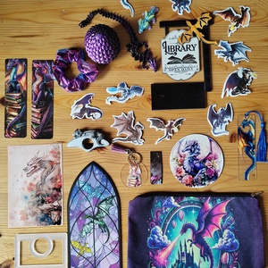 Sárkányos bookish bundle (új)  - diy (csináld magad) - egységcsomag - Meska.hu