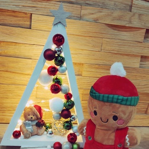 Dekor karácsonyfa  - karácsony - karácsonyi lakásdekoráció - karácsonyfa, grincsfa - Meska.hu