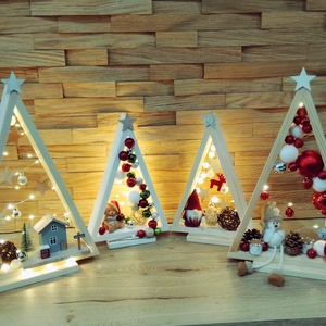 Dekor karácsonyfa  - karácsony - karácsonyi lakásdekoráció - karácsonyfa, grincsfa - Meska.hu