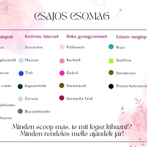 Csajos csomag - kicsi , Ékszer, Fülbevaló, Fülékszer, Ékszerkészítés, MESKA