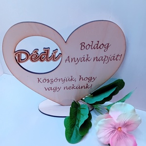 Anyák Napi tábla- Dédi felirattal, Otthon & Életmód, Dekoráció, Kép & Falikép, Táblakép, Famegmunkálás, MESKA