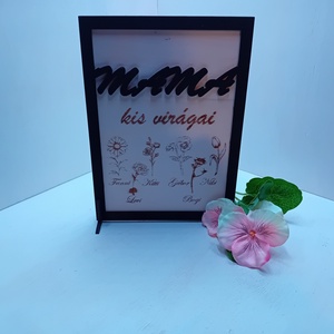 Mama kis virágai tábla, Otthon & Lakás, Dekoráció, Kép & Falikép, Táblakép, , MESKA