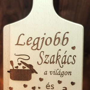 Legszuperebb Apa -legjobb szakács vágódeszka - Meska.hu
