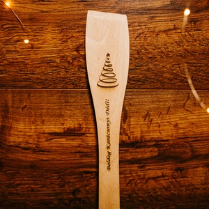 Karácsonyi ajándék fakanál- hasznos és aranyos - Meska.hu