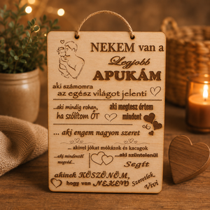 Apák napi tábla - Meska.hu