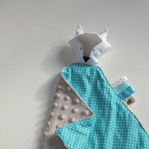 Sleepy Fox szundi kendő - Turquoise dots- 3db-!! -  - Meska.hu