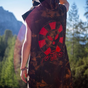 Egyedi, kapucnis mellényruha, Ruha & Divat, Női ruha, Ruha, Fotó, grafika, rajz, illusztráció, MESKA