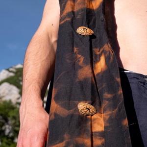 Egyedi, kapucnis mellényruha - ruha & divat - női ruha - ruha - Meska.hu