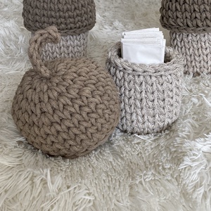 Makkocska fedeles kosár - otthon & életmód - dekoráció - asztal és polc dekoráció - asztaldísz - Meska.hu