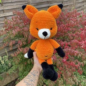 Róka pajti (közepes), Játék & Sport, Plüssállat & Játékfigura, Róka, Horgolás, MESKA