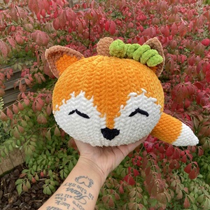 Rókás tökpárna - játék & sport - plüssállat & játékfigura - róka - Meska.hu Rókás tökpárna - játék & sport - plüssállat & játékfigura - róka - Meska.hu