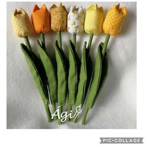 Textil tulipán - Meska.hu