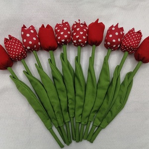 Textil tulipán - Meska.hu