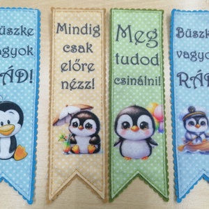 Könyvjelző, Könyv & Zene, Könyvjelző, Varrás, MESKA