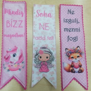 Könyvjelző, Könyv & Zene, Könyvjelző, Varrás, MESKA