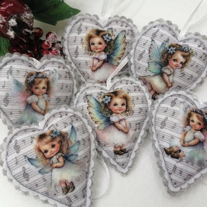 Karácsonyi dísz, Karácsony, Karácsonyi lakásdekoráció, Karácsonyfadíszek, Varrás, MESKA