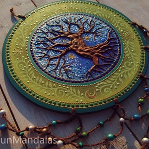 Zöldfa  Mandala  / Életfa  - otthon & életmód - dekoráció - spiritualitás - mandala - Meska.hu