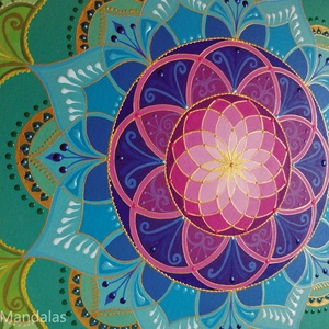 Tavirózsa  Mandala   - otthon & életmód - dekoráció - spiritualitás - mandala - Meska.hu