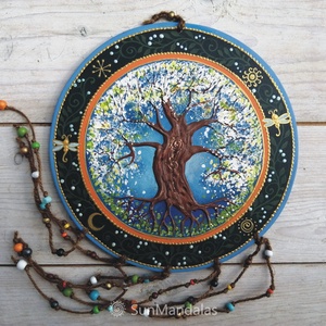 Meggyfa  Mandala  / Életfa  - Meska.hu