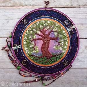 Bodzafa  Életfa ( Mandala)  - Meska.hu