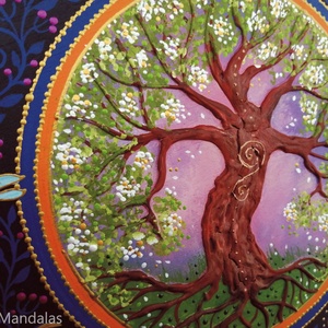 Bodzafa  Életfa ( Mandala)  - otthon & életmód - dekoráció - spiritualitás - mandala - Meska.hu