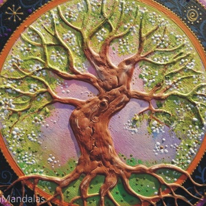 Bodzafa Életfa ( Mandala)  - otthon & életmód - dekoráció - spiritualitás - mandala - Meska.hu