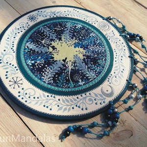 Ezüst erdei Hold  - otthon & életmód - dekoráció - spiritualitás - mandala - Meska.hu