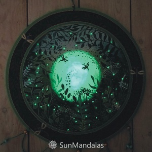  Türkiz erdő - otthon & életmód - dekoráció - spiritualitás - mandala - Meska.hu