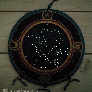 Csillagtérkép - otthon & életmód - dekoráció - spiritualitás - mandala - Meska.hu