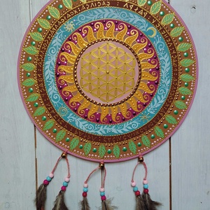 Amulett Mandala - otthon & életmód - dekoráció - spiritualitás - mandala - Meska.hu