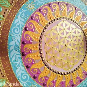 Amulett Mandala - otthon & életmód - dekoráció - spiritualitás - mandala - Meska.hu