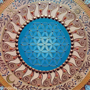 Amulett Mandala - otthon & életmód - dekoráció - spiritualitás - mandala - Meska.hu