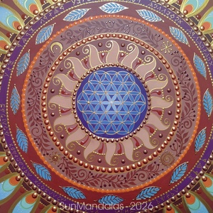Sámán Mandala - otthon & életmód - dekoráció - spiritualitás - mandala - Meska.hu