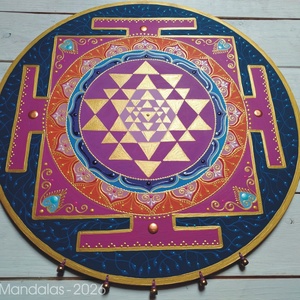 Sri Yantra - otthon & életmód - dekoráció - spiritualitás - mandala - Meska.hu
