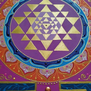 Sri Yantra - otthon & életmód - dekoráció - spiritualitás - mandala - Meska.hu