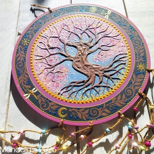 Cseresznyevirág   Életfa  - otthon & életmód - dekoráció - fali és függő dekoráció - falra akasztható dekor - Meska.hu