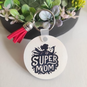 Super Mom (Szuper Anya) kulcstartó � a hétköznapok hősnőinek, Táska & Tok, Kulcstartó & Táskadísz, Kulcstartó, , MESKA