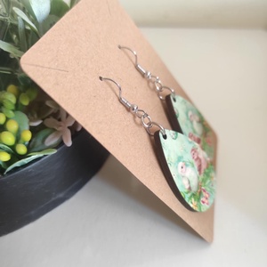 Erdei barátok fülbevaló - ékszer - fülbevaló - lógó csepp fülbevaló - Meska.hu