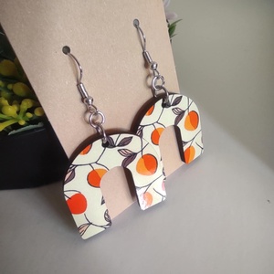 Mangó Mámor � fa fülbevaló - ékszer - fülbevaló - lógó fülbevaló - Meska.hu