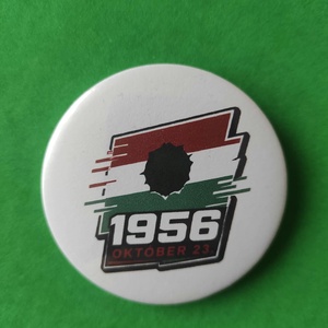 1956. október 23. magyar emlékkitűző, 58 mm - Meska.hu