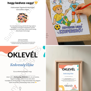 KEDVESSÉGGEL A VILÁG SZEBB!  Anti-bullying kifestőlap-csomag  - otthon & életmód - papír, írószer - színező - Meska.hu