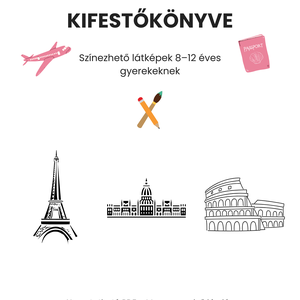 Európai Városok Kifestőkönyve gyerekeknek (nyomtatható PDF), Otthon & Életmód, Papír, írószer, Színező, Mindenmás, MESKA