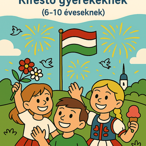 Augusztus 20.  Kifestő gyerekeknek (nyomtatható PDF, 610 éveseknek), Otthon & Életmód, Papír, írószer, Színező, Mindenmás, MESKA