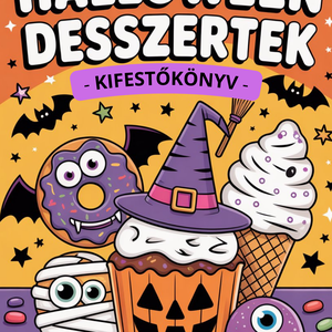 Halloween Desszertek  Kifestőkönyv (PDF, nyomtatható) - Meska.hu