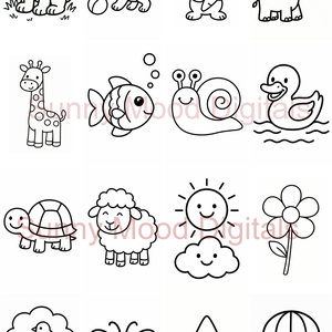 Az én első kifestőm  34 éveseknek (Nyomtatható PDF, 30 oldal) - otthon & életmód - papír, írószer - színező - Meska.hu