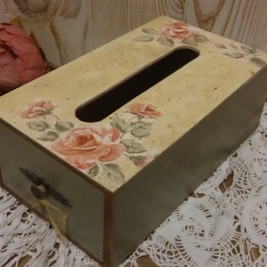 Zsebkendőtartó doboz - otthon & életmód - tárolás & rendszerezés - zsebkendőtartó - Meska.hu