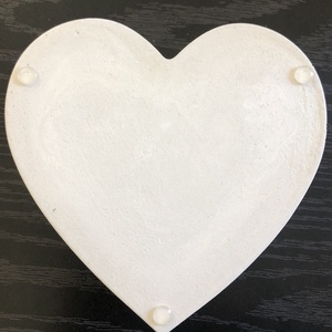Kerámia-beton szív - otthon & életmód - dekoráció - dísztárgy - Meska.hu