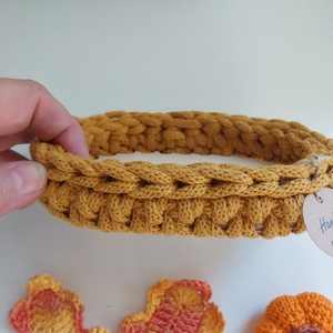 Horgolt őszi tál - otthon & életmód - dekoráció - asztal és polc dekoráció - asztaldísz - Meska.hu