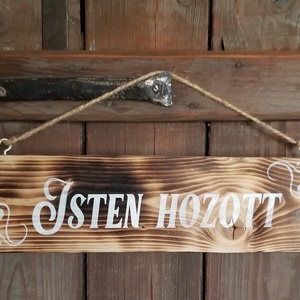 Isten hozott tábla - otthon & életmód - ház & kert - isten hozott tábla - Meska.hu