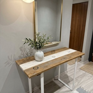 Egyedi készítésű Rusztikus Loft Konzolasztal / Tömörfa Asztal , Otthon & Életmód, Bútor, Asztal, Famegmunkálás, MESKA